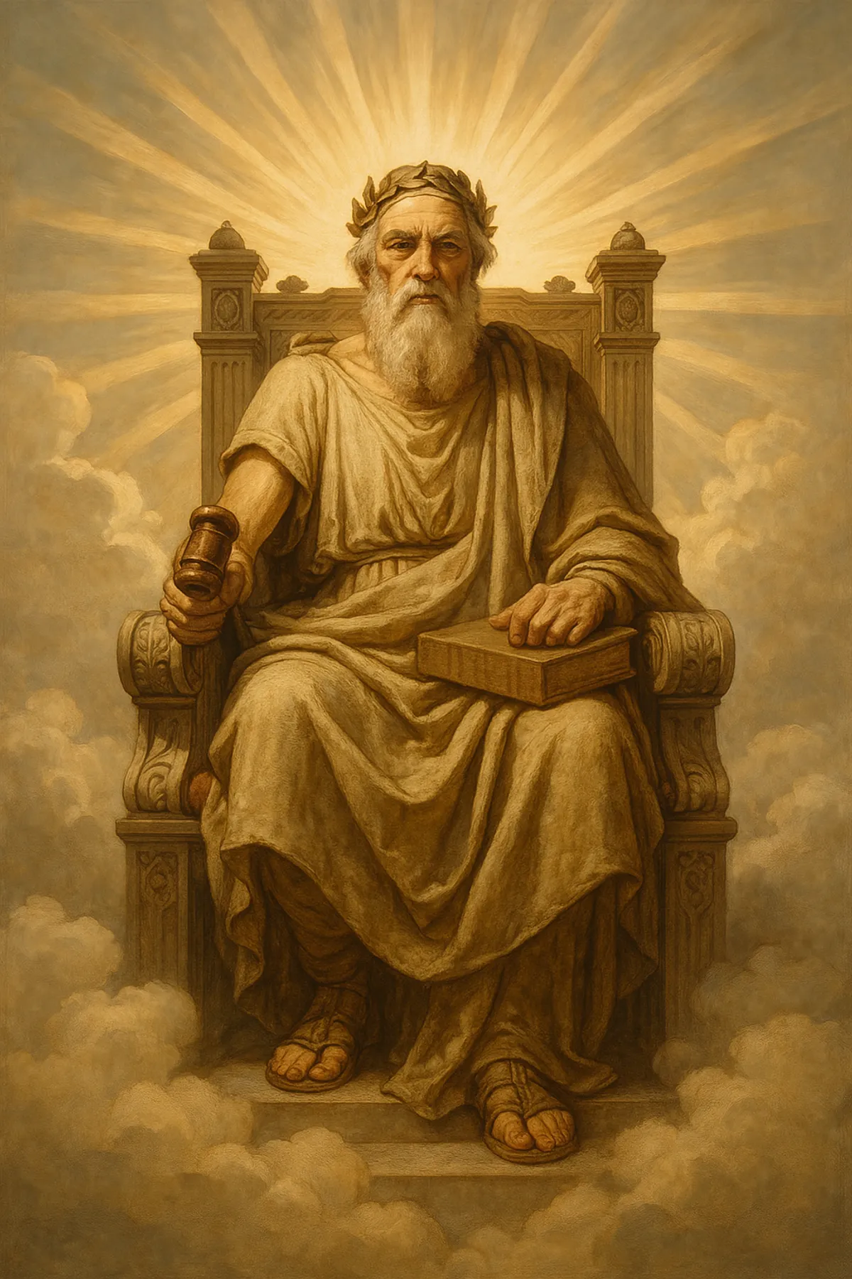 judge on throne