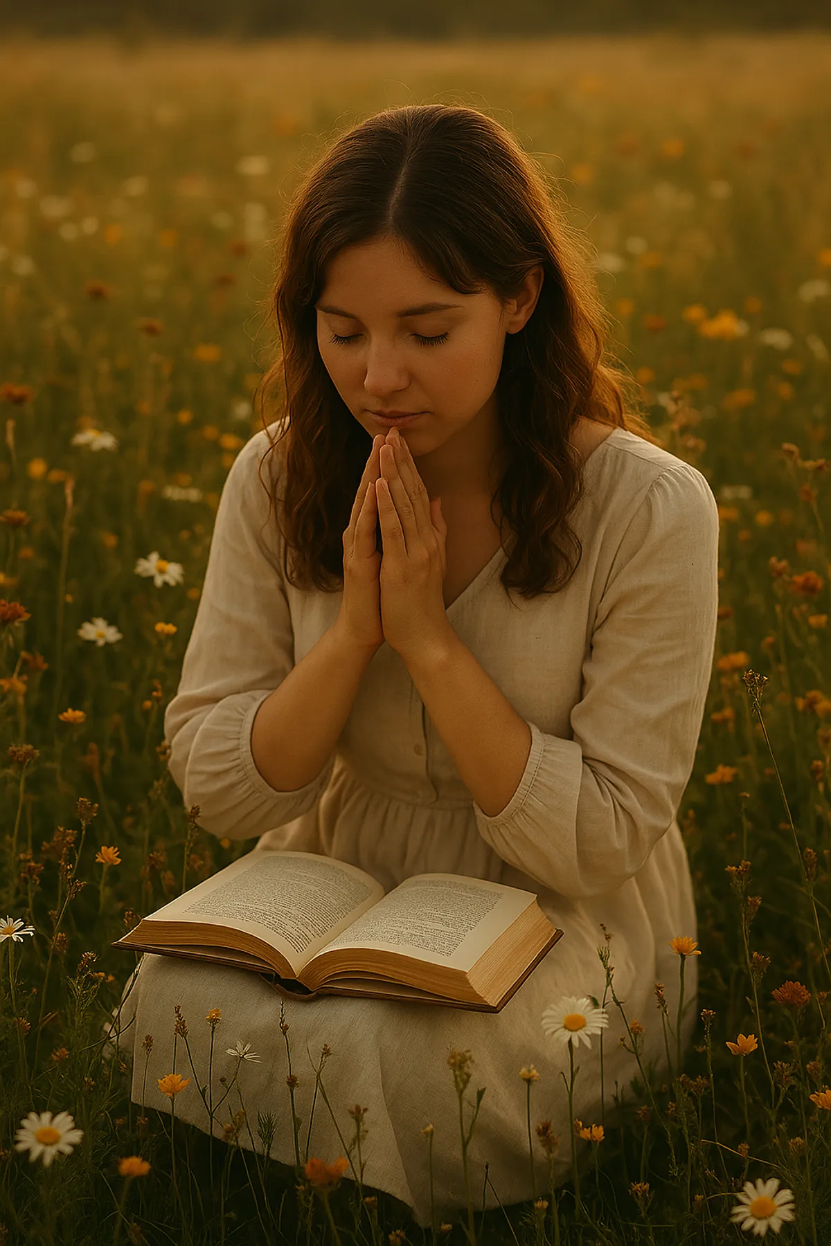 Woman praying